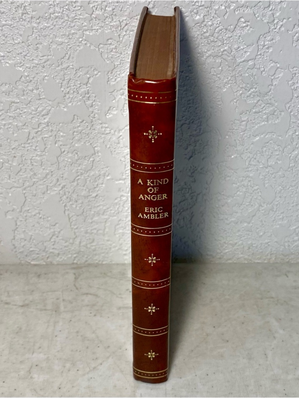 A Kind Of Anger by Eric Ambler 1964 Hardcover The Companion Book Club London Vtg